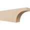 Ekena Millwork 4in. W x 8in. H x 24in. L Huntington Woodgrain TimberThane Rafter Tail, Primed Tan RFTUR04X08X24HUNRCPR - alternate 1